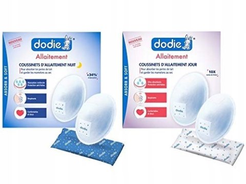 Zestaw Dodie Laktator Ręczny BPA 0% + wkładki woreczki