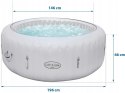 BESTWAY Lay-Z-Spa Paris Air basen z hydromasażem 6 osobowy