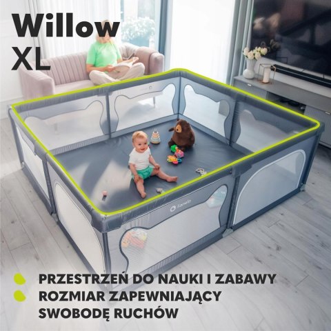Duży Kojec dla dziecka Lionelo Willow XL 207x187 cm