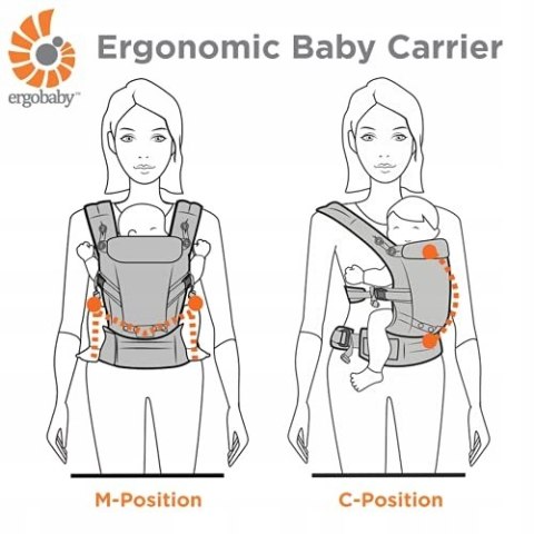 Ergobaby ADAPT SoftTouch ergonomiczne nosidełko 3,2-20,4 kg czarny