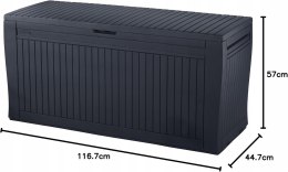 Keter Comfy Skrzynia Ogrodowa 270L czarna