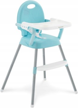 Kikkaboo Krzesełko dziecięce do karmienia 3w1 turkusowy