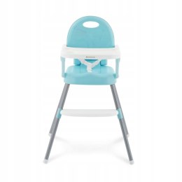 Kikkaboo Krzesełko dziecięce do karmienia 3w1 turkusowy