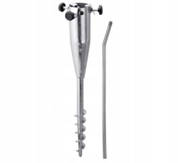 Kołek do parasoli ogrodowych Schneider srebrny