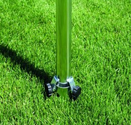 Kołek do parasoli ogrodowych Schneider srebrny