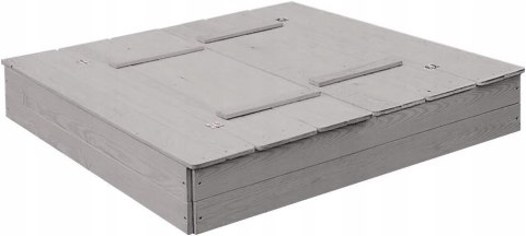 Roba Piaskownica z pokrywą rozkładana na 2 ławki Drewno