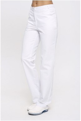 Spodnie Medyczne Chinosy damskie BP biały 40