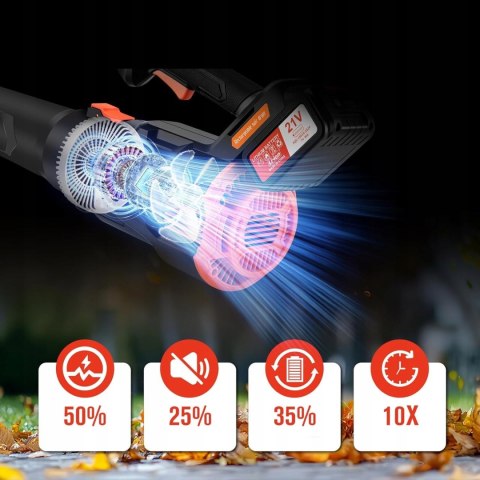 Dmuchawa do liści 21V CHANGE MOORE