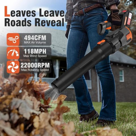 Dmuchawa do liści 21V CHANGE MOORE