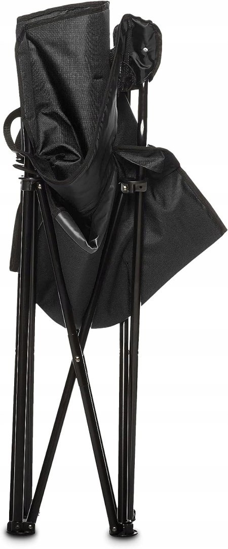 KRZESŁO TURYSTYCZNE Z OPARCIEM KEMPINGOWE AMAZONBASICS