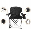 KRZESŁO TURYSTYCZNE Z OPARCIEM KEMPINGOWE AMAZONBASICS