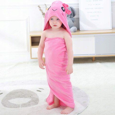 MICHLEY Ręcznik dziecięcy z kapturem 70x70cm bawełna