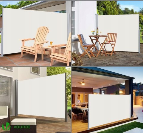 VEVOR Markiza Boczna 180 x 300cm Wysuwany Parawan