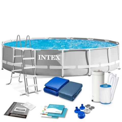 Basen stelażowy okrągły Intex 457 x 457x 107 cm