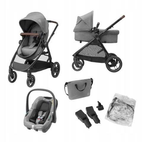MAXI COSI ZELIA S TRIO WÓZEK WIELOFUNKCYJNY 3W1 Dark Grey