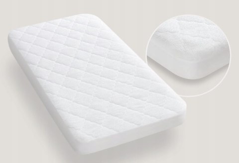 Ochraniacz na materac Frotte 60 x 120 cm biały