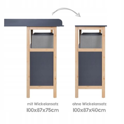 Roba Komoda do przewijania Berlin ze zdejmowaną nakładką do przewijania