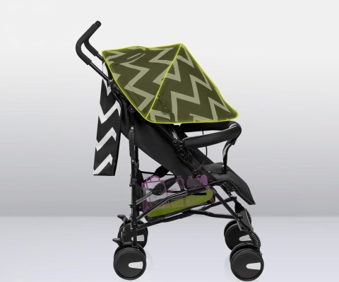 Wózek Spacerowy LIONELO Elia 0-15 kg czarno-biały