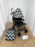 Wózek Spacerowy LIONELO Elia 0-15 kg czarno-biały