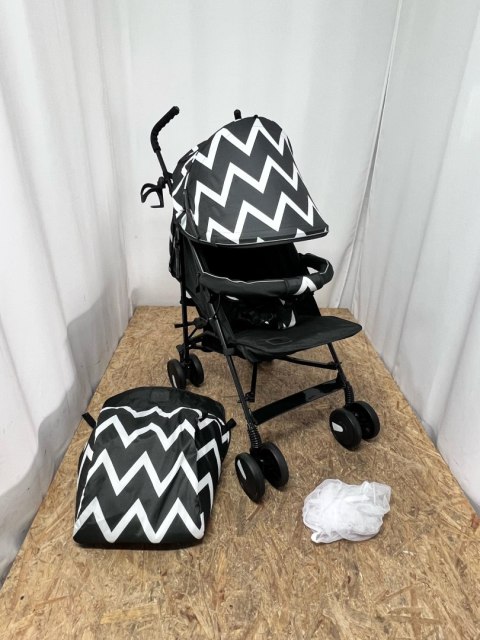 Wózek Spacerowy LIONELO Elia 0-15 kg czarno-biały