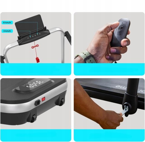 Bieżnia Elektryczna Mobvo 3w1 SILVER 12km/h