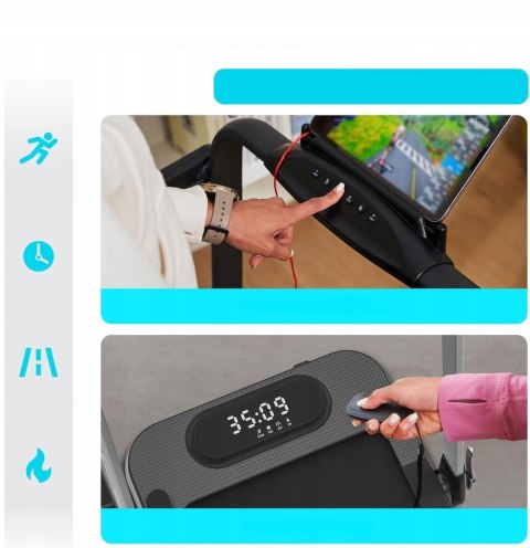 Bieżnia Elektryczna Mobvo 3w1 SILVER 12km/h