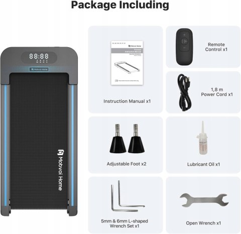 Bieżnia elektryczna Mobvoi 6KMH do 120 kg