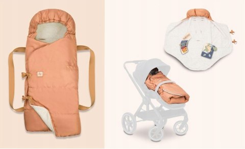 Miękka Gondola Śpiworek 3w1 Carry N Play Dots Cork