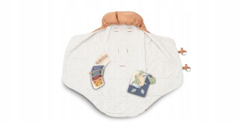 Miękka Gondola Śpiworek 3w1 Carry N Play Dots Cork