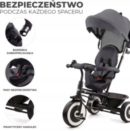 ROWEREK TRÓJKOŁOWY Aston Kinderkraft Szary