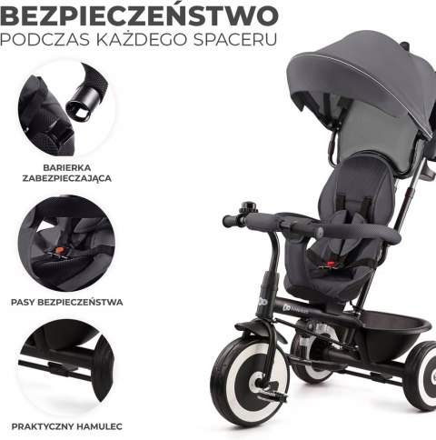 ROWEREK TRÓJKOŁOWY Aston Kinderkraft Szary