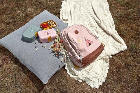 TIPI Różowa Śniadaniówka z wkładką Lunchbox LASSIG