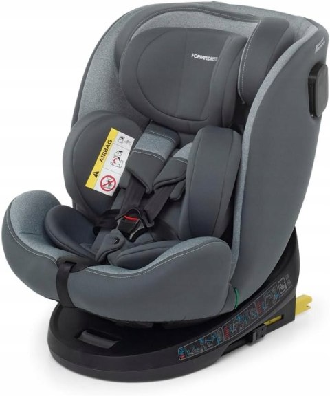 Foppapedretti Circle i-Size obrotowy fotelik samochodowy 40 do 150cm silver