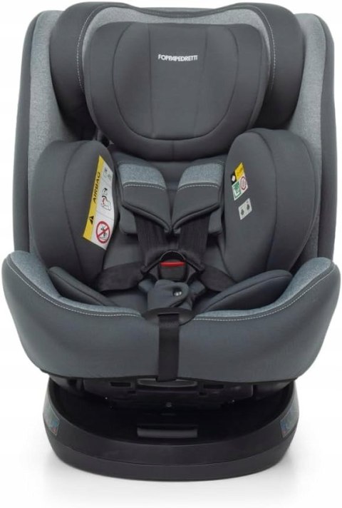 Foppapedretti Circle i-Size obrotowy fotelik samochodowy 40 do 150cm silver