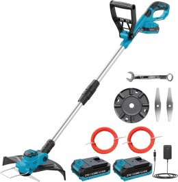 KUZUPRO Akumulatorowa podkaszarka 21V 2,0 Ah + 2 akumulatory