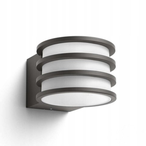 Kinkiet zewnętrzny ogrodowy Lucca grafitowy IP44 E27 Philips Hue