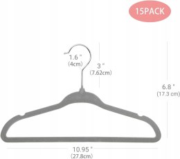 ManGotree Wieszaki na ubrania dziecięce 18 szt.