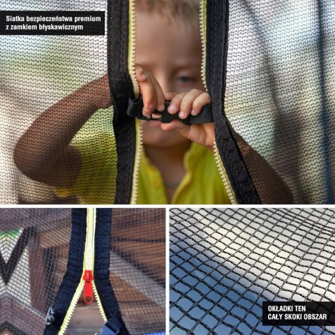 Trampolina ogrodowa Ultrasport 366 cm