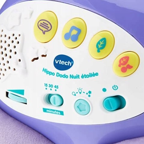 VTECH Uroczy Hipcio Projektor Lampka nocna język francuski