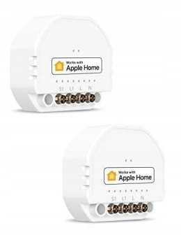 Inteligentny przełącznik WLAN Refoss MSS810 Apple HomeKit 2,4GHz 2 szt.