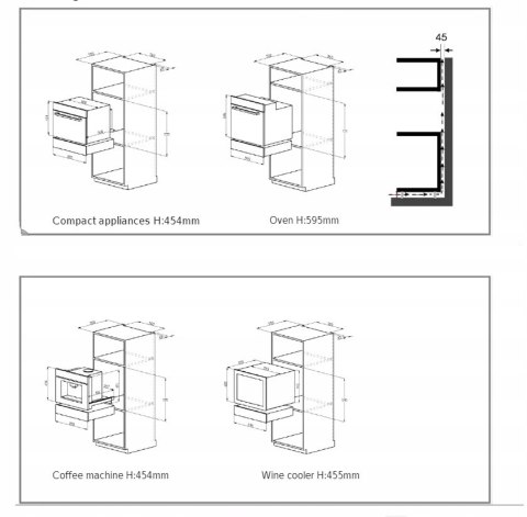 Szuflada grzewcza Hoover HPWD 140/2X