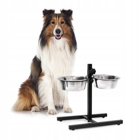 Zestaw 2 misek na regulowanym stojaku 2x 1,55l