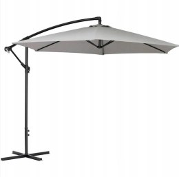 Baroni Home parasol ogrodowy szary 3 x 2,47 m