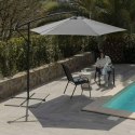 Baroni Home parasol ogrodowy szary 3 x 2,47 m