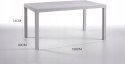 Dmora stół prostokątny tworzywo sztuczne 150x90cm