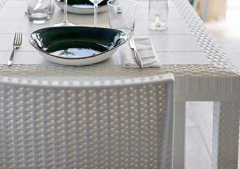 Dmora stół prostokątny tworzywo sztuczne 150x90cm