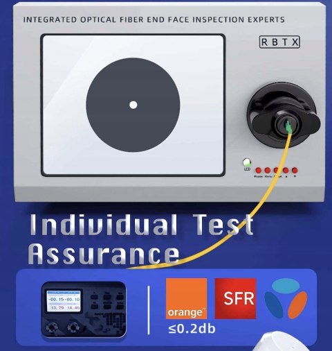 Elfcam kabel światłowodowy do złącza SC/APC 1,5m