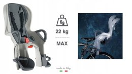 Fotelik rowerowy tylny Okbaby OKB-10-722-SR-NEW szary