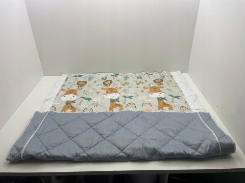GERCHAM Duży Kojec plac zabaw dla dzieci mata 150 x 180 cm
