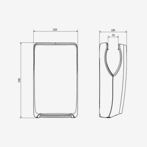 Jofel Jet Smart Wysokowydajna automatyczna suszarka do rąk AA25650